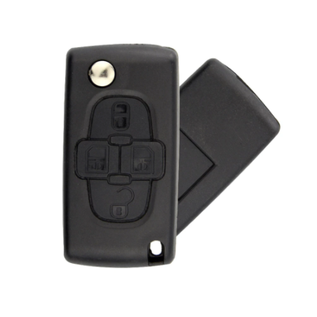 GUSCIO CHIAVE 4 TASTI: TASTO APERTURA TASTO CHIUSURA LAMA HU83 CITROEN C4 LCLA 20042011, CITROEN C4 NC 20112020, CITROEN C5 DED