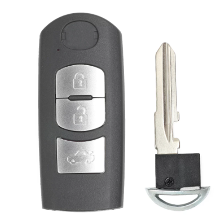 GUSCIO CHIAVE 3 TASTI: TASTO APERTURA TASTO CHIUSURA TASTO PORTELLONE MAZDA 3 HB BP 2019, MAZDA 6 GJGL 20132016