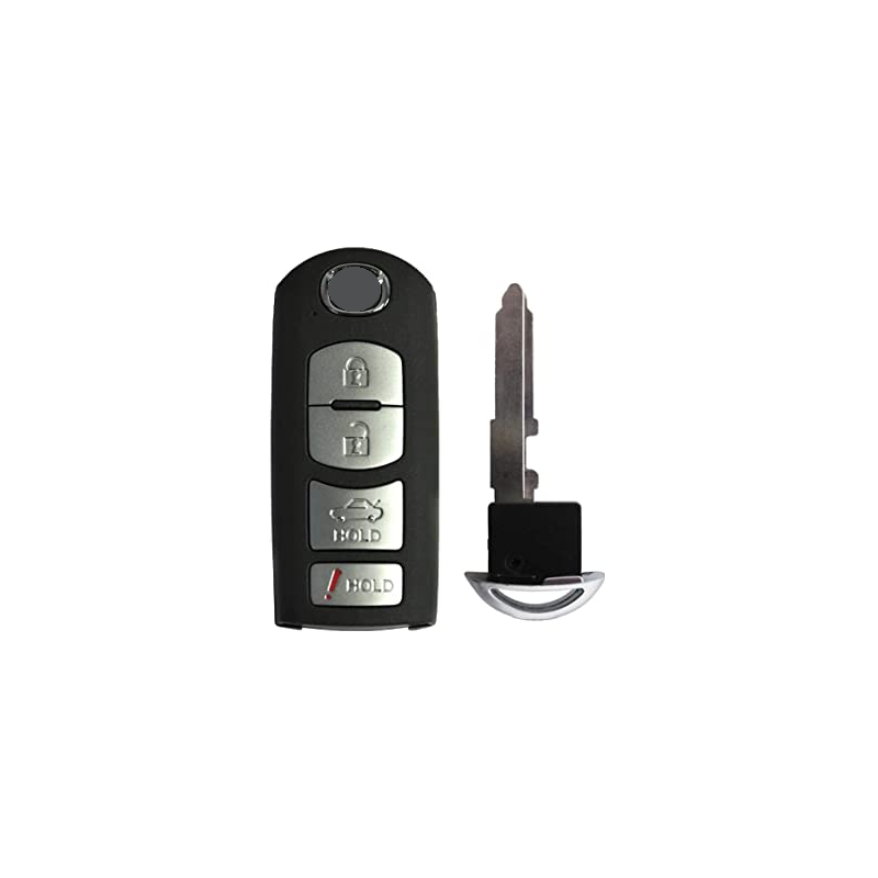 GUSCIO CHIAVE 4 TASTI: TASTO APERTURA TASTO CHIUSURA TASTO PORTELLONE TASTO PANIC MAZDA 3 HB BP 2019, MAZDA 3 SDN-HB BMBN 20132