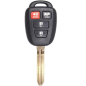 GUSCIO CHIAVE 3+1 TASTI: TASTO APERTURA TASTO CHIUSURA TASTO PORTELLONE TASTO PANIC LAMA TOY43 TOYOTA COROLLA E 11 2000200  TOY