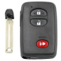 GUSCIO CHIAVE 2+1 TASTI: TASTO APERTURA TASTO CHIUSURA TASTO PANIC TOYOTA LAND CRUISER J10 19982007, TOYOTA LAND CRUISER PRADO 