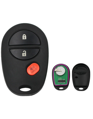 GUSCIO CHIAVE COMPLETO CON CHIP TIPO FREQUENZA: 433MHZ TASTO APERTURA TASTO CHIUSURA TASTO ANTIPANICO TOYOTA HIGHLANDER 2008, T