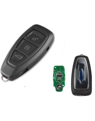 GUSCIO CHIAVE COMPLETO CON CHIP TIPO FREQUENZA: 433MHZ TASTO APERTURA TASTO CHIUSURA TASTO PORTELLONE FORD FIESTA CB1JHJD 20082