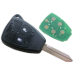 GUSCIO CHIAVE COMPLETO 2 TASTI: CON CHIP ID46 TIPO FREQUENZA: 315MHZ TASTO APERTURA TASTO CHIUSURA CHRYSLER PT CRUISER PT 20012