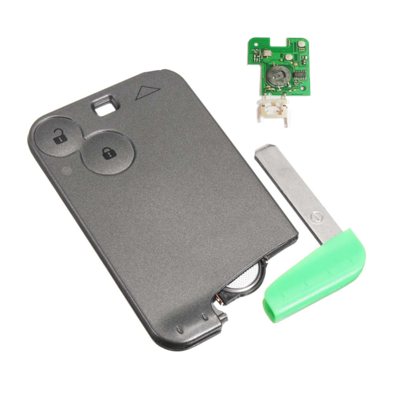 GUSCIO CHIAVE COMPLETO CON CHIP 7947 TIPO FREQUENZA: 433MHZ TASTO APERTURA TASTO CHIUSURA RENAULT LAGUNA KG0KG1 20002007, RENAU