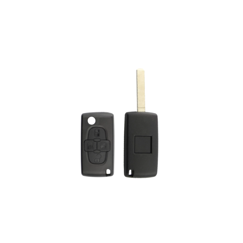 GUSCIO CHIAVE 4 TASTI: NO ALLOGGIO BATTERIA TASTO APERTURA TASTO CHIUSURA TASTO PORTE LATERALI PEUGEOT 206 2A2C2D2E2K 19982009,