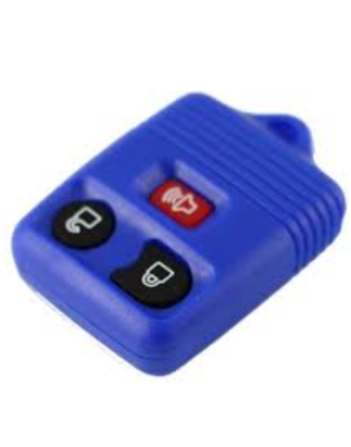 GUSCIO CHIAVE BLU SCURO 3 TASTI: SENZA LAMA TASTO APERTURA TASTO CHIUSURA TASTO PANIC FORD RANGER EREQRET 20062009, FORD RANGER