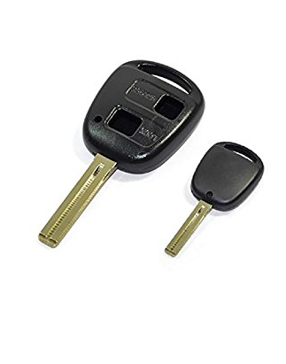 GUSCIO CHIAVE 2 TASTI: NO TASTI IN GOMMA TASTO APERTURA TASTO CHIUSURA LAMA TOY48 TOYOTA LAND CRUISER PRADO 150 J15 20092013, T