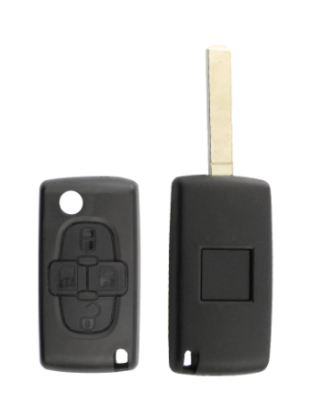 GUSCIO CHIAVE 4 TASTI: ALLOGGIO BATTERIA CE0536 TASTO APERTURA TASTO CHIUSURA TASTO PORTE LATERALI CITROEN C3 FCFN 20022010, CI