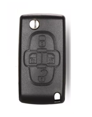 GUSCIO CHIAVE 4 TASTI: NO LOGO TASTO APERTURA TASTO CHIUSURA LAMA HU83 CITROEN C4 LCLA 20042011, CITROEN C4 NC 20112020, CITROE