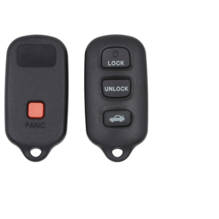 GUSCIO CHIAVE 3+1 TASTI: TASTO APERTURA TASTO CHIUSURA TASTO PORTELLONE TASTO PANIC TOYOTA LAND CRUISER J10 1998, TOYOTA RAV 4 