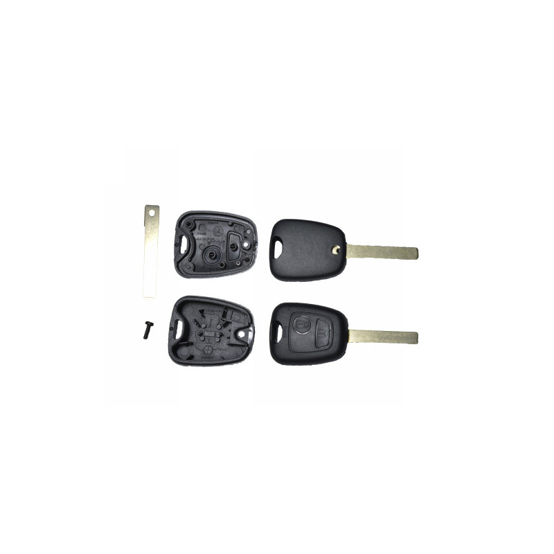 GUSCIO CHIAVE NERO 2 TASTI: CON VITE TASTO APERTURA TASTO CHIUSURA LAMA VA2 CITROEN BERLINGO MF 20022008, CITROEN BERLINGO MF 1