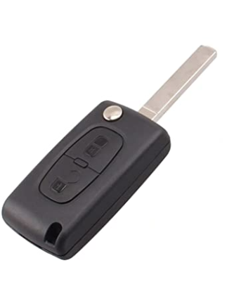 GUSCIO CHIAVE 2 TASTI: NO ALLOGGIO BATTERIA TASTO APERTURA TASTO CHIUSURA LAMA VA2 PEUGEOT 206 2A2C2D2E2K 19982009, PEUGEOT 207