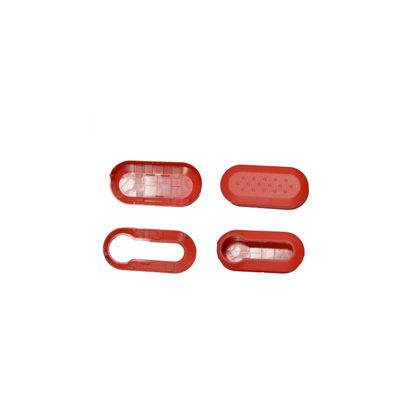 GUSCIO CHIAVE ROSSO 0 TASTI: FIAT 500 312 20072015, FIAT 500 L 351352 20122017, FIAT BRAVO 198 20072014, FIAT GRANDE PUNTO 199 