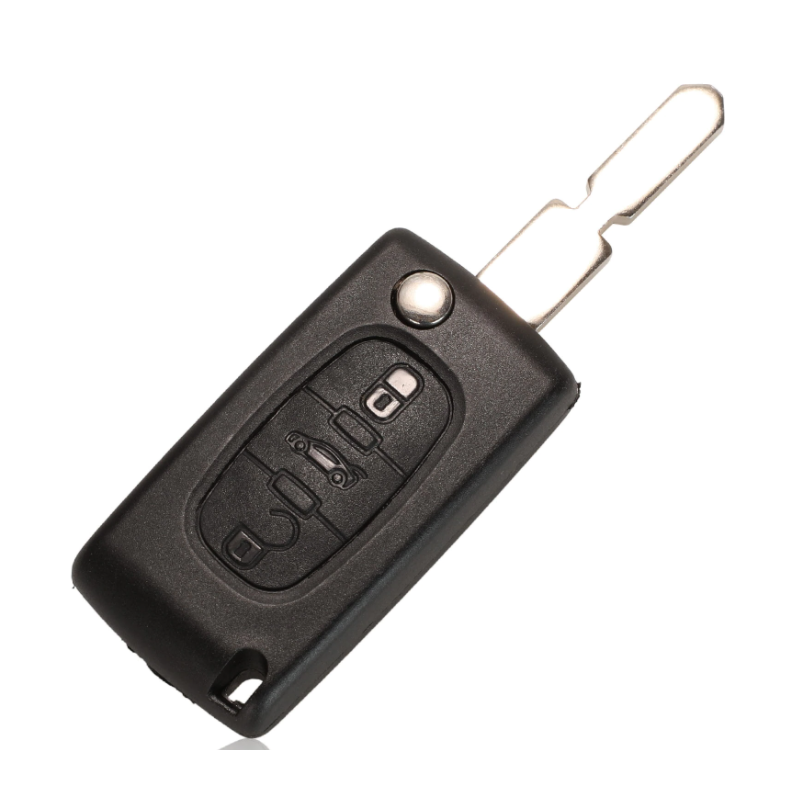 GUSCIO CHIAVE 3 TASTI: NO LOGO TASTO APERTURA TASTO CHIUSURA TASTO PORTELLONE PEUGEOT 407 6D6C 20042010, PEUGEOT 607 9D9U 20002