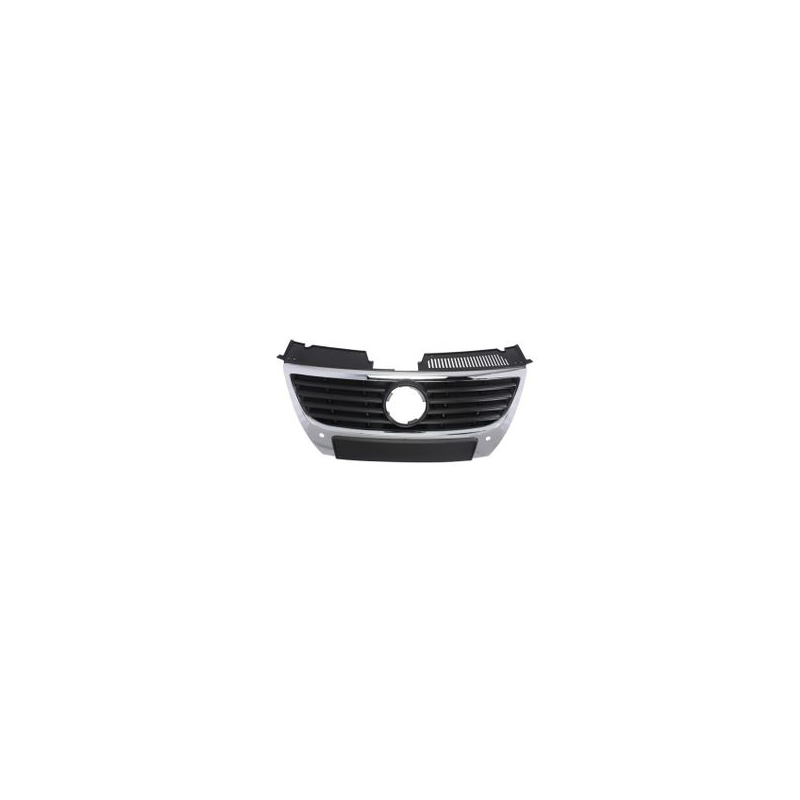 GRIGLIA PARAURTI ANTERIORE CROMATA DIAMETRO 130MM CON MODANATURA CON SENSORI VOLKSWAGEN PASSAT 3C23C5 20052011
