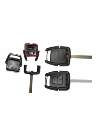 GUSCIO CHIAVE NERO 2 TASTI: TASTO APERTURA TASTO CHIUSURA LAMA HU100 OPEL AGILA H00 19992008, OPEL ASTRA G T98F35 19982004, OPE