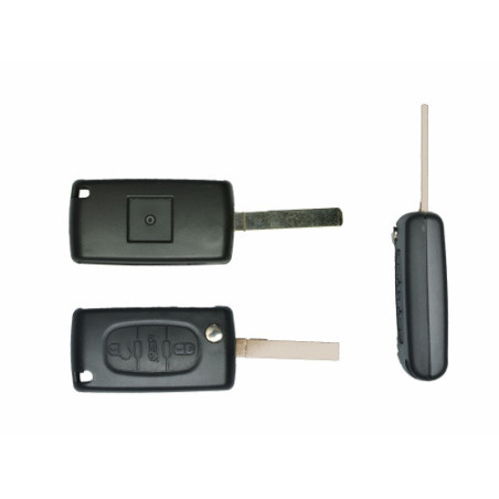 GUSCIO CHIAVE NERO 3 TASTI: TASTO APERTURA TASTO CHIUSURA TASTO PORTELLONE LAMA SIP22 PEUGEOT 207 WDWAWC 20062014, PEUGEOT 307 