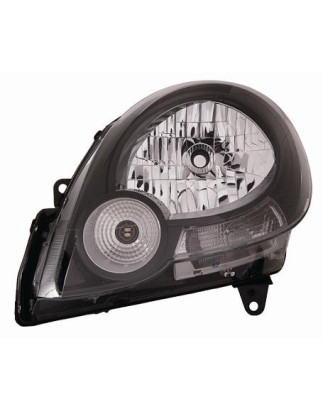PROIETTORE SINISTRO CON PARABOLA NERA RENAULT KANGOO KW0KW1 20082013