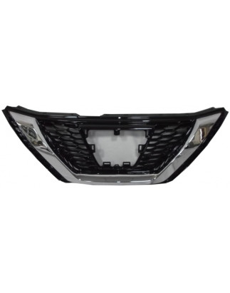 GRIGLIA RADIATORE NERA LUCIDA CON MODANATURA CROMATA NISSAN QASHQAI J11 20172021