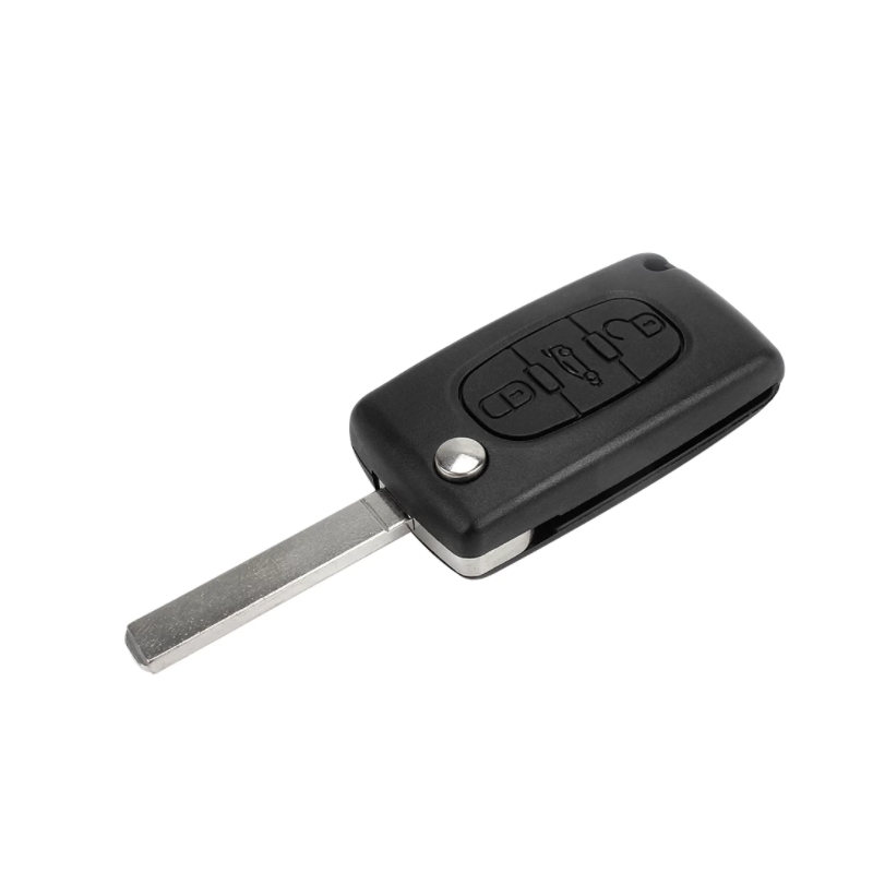 GUSCIO CHIAVE 3 TASTI: CALLOGGIO BATTERIA CE0523 TASTO APERTURA TASTO CHIUSURA TASTO PORTELLONE PEUGEOT 107 PMPN 2006201  PEUGE