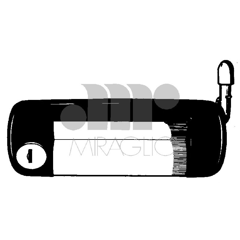 MANIGLIA ESTERNA ANTERIORE DESTRO CON CHIAVE FIAT 126 126 19721979