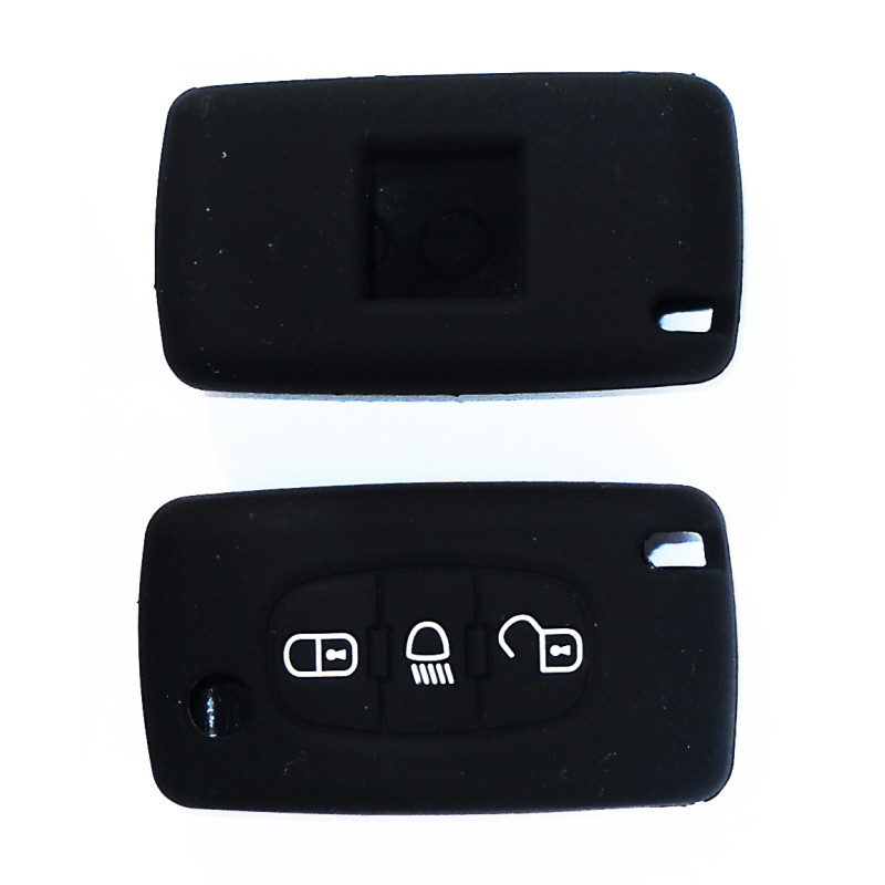 COVER CHIAVE NERO 3 TASTI: TASTO APERTURA TASTO CHIUSURA TASTO PORTELLONE PEUGEOT 207 WDWAWC 20062014, PEUGEOT 307 3A3C 2001200