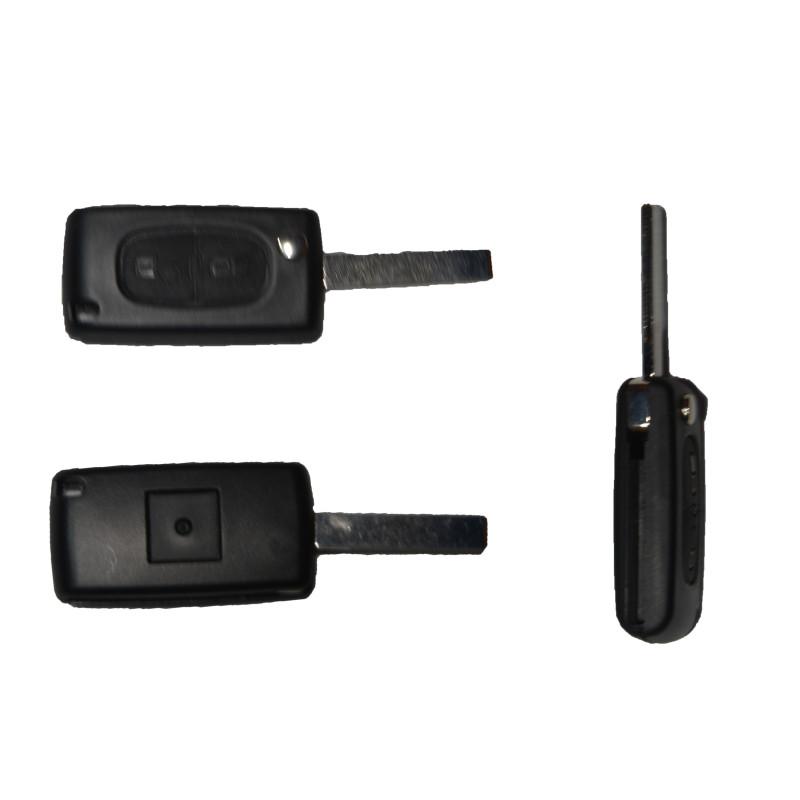 GUSCIO CHIAVE NERO 2 TASTI: TASTO APERTURA TASTO CHIUSURA LAMA VA2 CITROEN BERLINGO MF 20022008, CITROEN BERLINGO B9 20082015, 