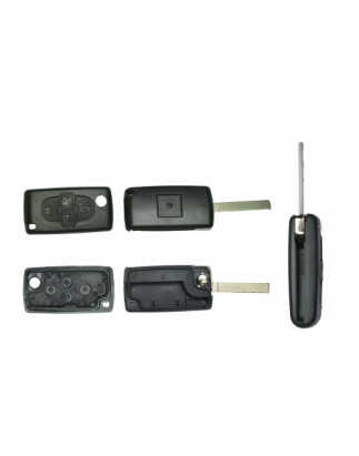 GUSCIO CHIAVE NERO 4 TASTI: TASTO APERTURA TASTO CHIUSURA TASTO PORTELLONE LAMA SIP22 LANCIA PHEDRA 179 20022010, PEUGEOT 1007 