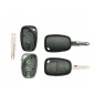 GUSCIO CHIAVE NERO 2 TASTI: TASTO APERTURA TASTO CHIUSURA LAMA NE73 RENAULT KANGOO KC0KC1 20032008, RENAULT MEGANE CABRIO EM0EM