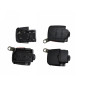 GUSCIO CHIAVE NERO 3+1 TASTI: SOLO PARTE INFERIORE TASTO APERTURA TASTO CHIUSURA TASTO PORTELLONE TASTO PANIC AUDI A3 8P18PA 20