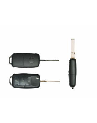 GUSCIO CHIAVE NERO 3 TASTI: TASTO APERTURA TASTO CHIUSURA TASTO PORTELLONE LAMA HU66 VOLKSWAGEN JETTA 1K2 20052010, VOLKSWAGEN 