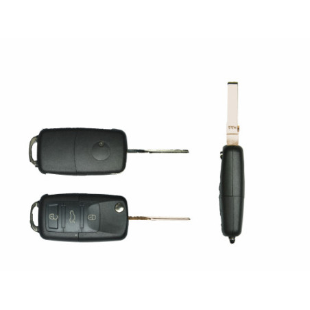 GUSCIO CHIAVE NERO 3 TASTI: TASTO APERTURA TASTO CHIUSURA TASTO PORTELLONE LAMA HU66 VOLKSWAGEN JETTA 1K2 20052010, VOLKSWAGEN 