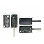 GUSCIO CHIAVE NERO 2 TASTI: CON ALLOGGIO BATTERIA ESAGONALE TASTO APERTURA TASTO CHIUSURA LAMA VA2 CITROEN C2 JM 20032008, CITR