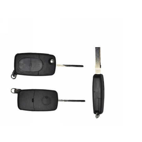 GUSCIO CHIAVE NERO 2 TASTI: BATTERIA 2032 TASTO APERTURA TASTO CHIUSURA LAMA HU66 AUDI A3 8P18PA 20032008, AUDI A4 8E28E5 20002