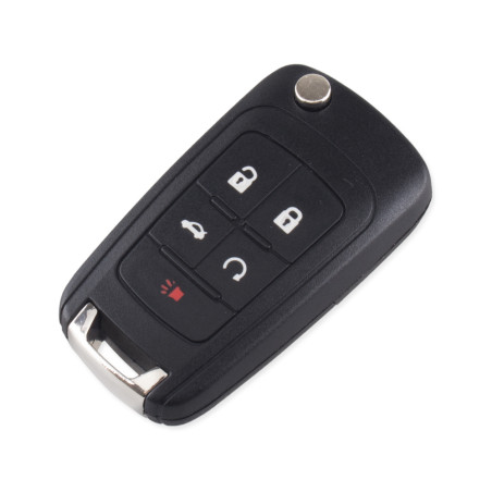 GUSCIO CHIAVE NERO 4+1 TASTI: TASTO APERTURA TASTO CHIUSURA TASTO PORTELLONE TASTO PANIC LAMA DWO5 CHEVROLET AVEO HB-LB 2008201