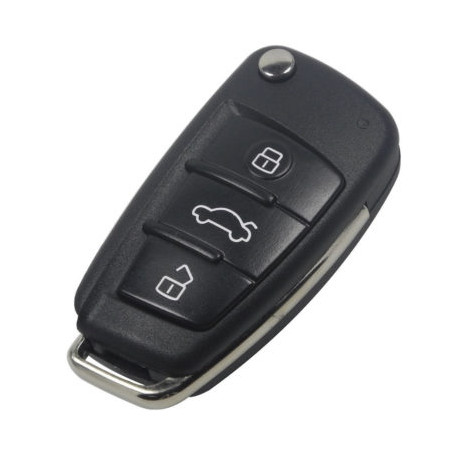 GUSCIO CHIAVE NERO 3 TASTI: SOLO PARTE ESTERNA  NO ALLOGGIO BATTERIA E NON PORTA LA CHIAVE  TASTO APERTURA TASTO CHIUSURA TASTO