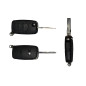 GUSCIO CHIAVE NERO 3 TASTI: BATTERIA 1616 TASTO APERTURA TASTO CHIUSURA TASTO PORTELLONE LAMA HU66 AUDI A3 8P18PA 20032008, AUD