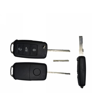 GUSCIO CHIAVE NERO 3 TASTI: TASTO APERTURA TASTO CHIUSURA TASTO PORTELLONE LAMA HU64 AUDI A4 8KH8K28K5 20072011, AUDI A6 4FH4F2