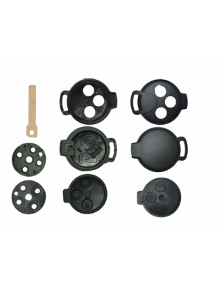 GUSCIO CHIAVE NERO 3 TASTI: TASTO APERTURA TASTO CHIUSURA TASTO PORTELLONE LAMA HU101 SMART FORFOUR 454 20042015, SMART FORTWO 