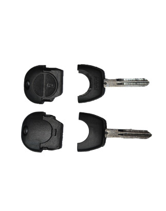 GUSCIO CHIAVE NERO 2 TASTI: NUOVO STILE TASTO APERTURA TASTO CHIUSURA LAMA NSN14 NISSAN ALMERA HB N16 20002006, NISSAN ALMERA L