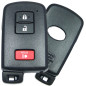 GUSCIO CHIAVE 2+1 TASTI: TASTO APERTURA TASTO CHIUSURA TASTO PANIC TOYOTA LAND CRUISER J10 19982007, TOYOTA LAND CRUISER PRADO 