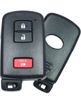 GUSCIO CHIAVE 2+1 TASTI: SENZA GOMMINO PAD INTERNO TASTO APERTURA TASTO CHIUSURA TASTO PANIC TOYOTA LAND CRUISER J10 19982007, 
