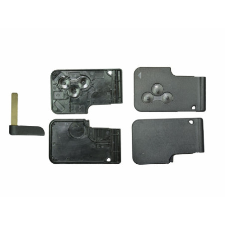 GUSCIO CHIAVE NERO 3 TASTI: TASTO APERTURA TASTO CHIUSURA TASTO PORTELLONE LAMA DI EMERGENZA RENAULT CLIO IICAMPUSTHALIA BBCB 2