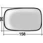 VETRO CON PIASTRA DESTROSINISTRO ASFERICO TERMICO CONVESSO RENAULT CLIO III BR0 1CR0 1 20062009, RENAULT MEGANE CABRIO EM0EM1 2