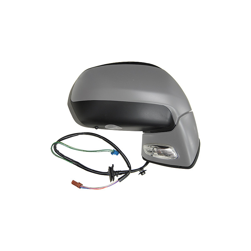 RETROVISORE ELETTRICO SINISTRO 8 PIN CON PRIMER TERMICO VETRO CONVESSO CON FANALINO INTEGRATO CON LUCE DI CORTESIA CITROEN C4 P