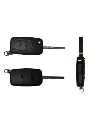 GUSCIO CHIAVE NERO 3 TASTI: BATTERIA 2032 TASTO APERTURA TASTO CHIUSURA TASTO PORTELLONE LAMA HU66 AUDI A3 8P18PA 20032008, AUD