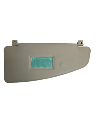 PANTINA PARASOLE DESTRA GRIGIA *ORIGINALE* CON SPECCHIO FIAT DOBLO 119223 20052009