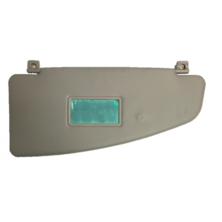 PANTINA PARASOLE DESTRA GRIGIA *ORIGINALE* CON SPECCHIO FIAT DOBLO 119223 20052009