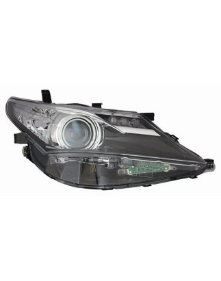 PROIETTORE SINISTRO LED CON PARABOLA NERA CON LUCE DIURNA LED TOYOTA AURIS E18 20122015